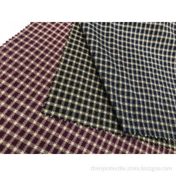 T/C Oxford Woven Yarn-dyed Dobby Plaid Fabric